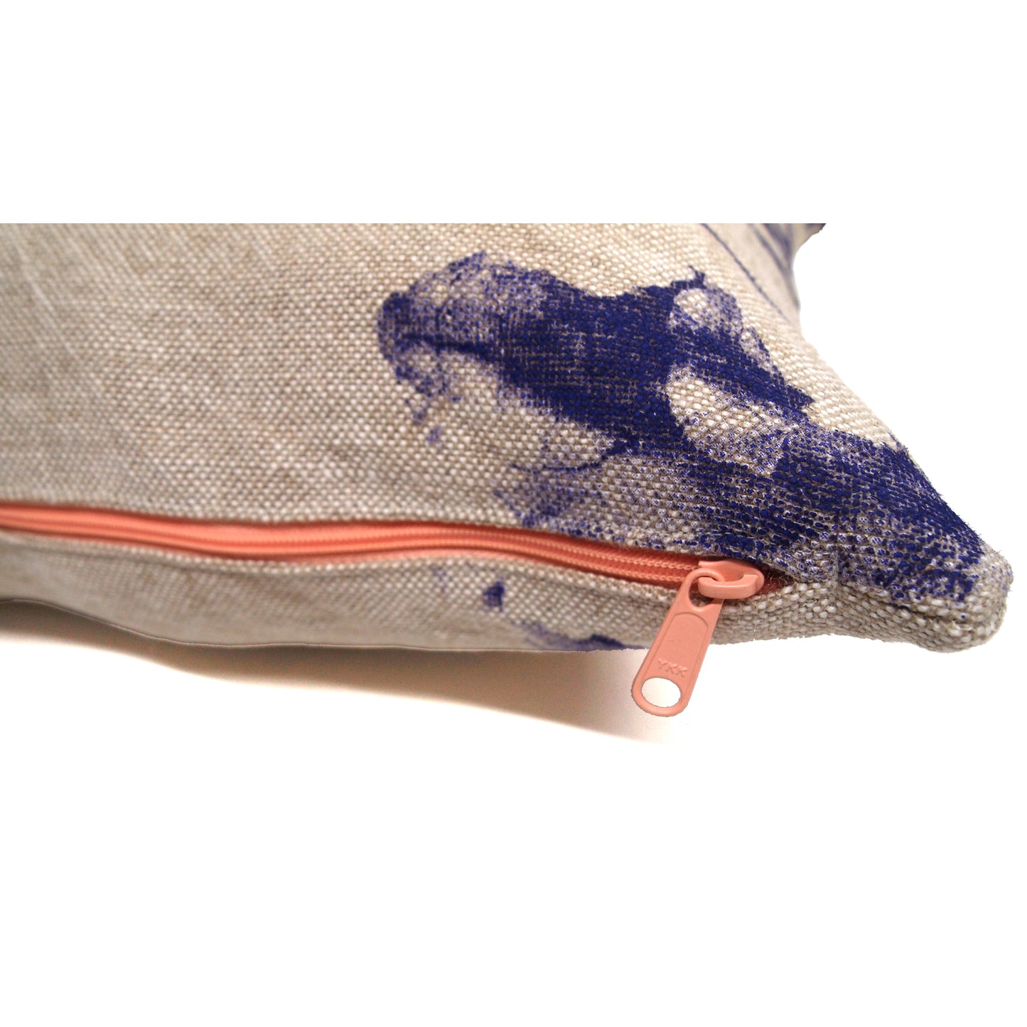 Dancing Beets Print Heavy Basketweave Linen Pillows