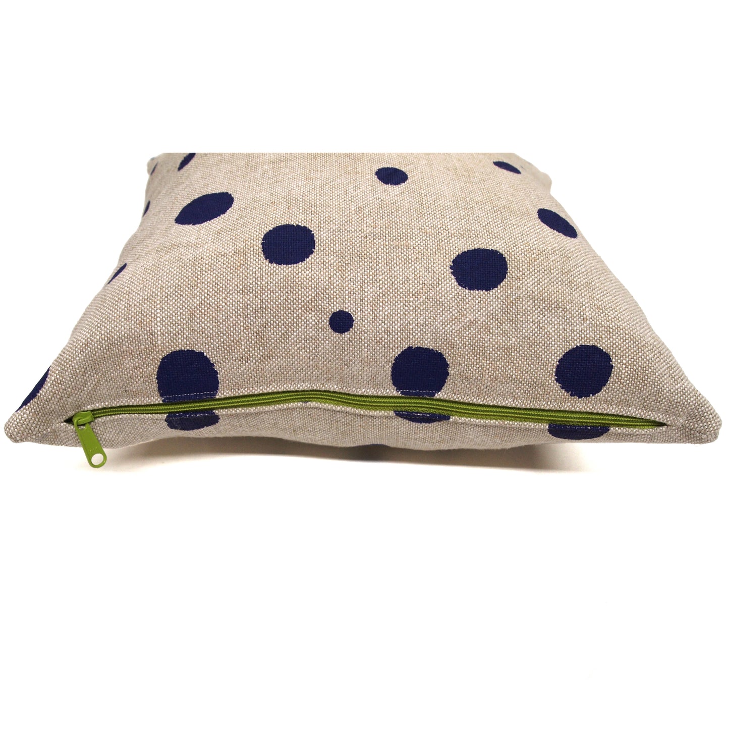 Polka Dot Basketweave Heavy Linen Throws Pillows