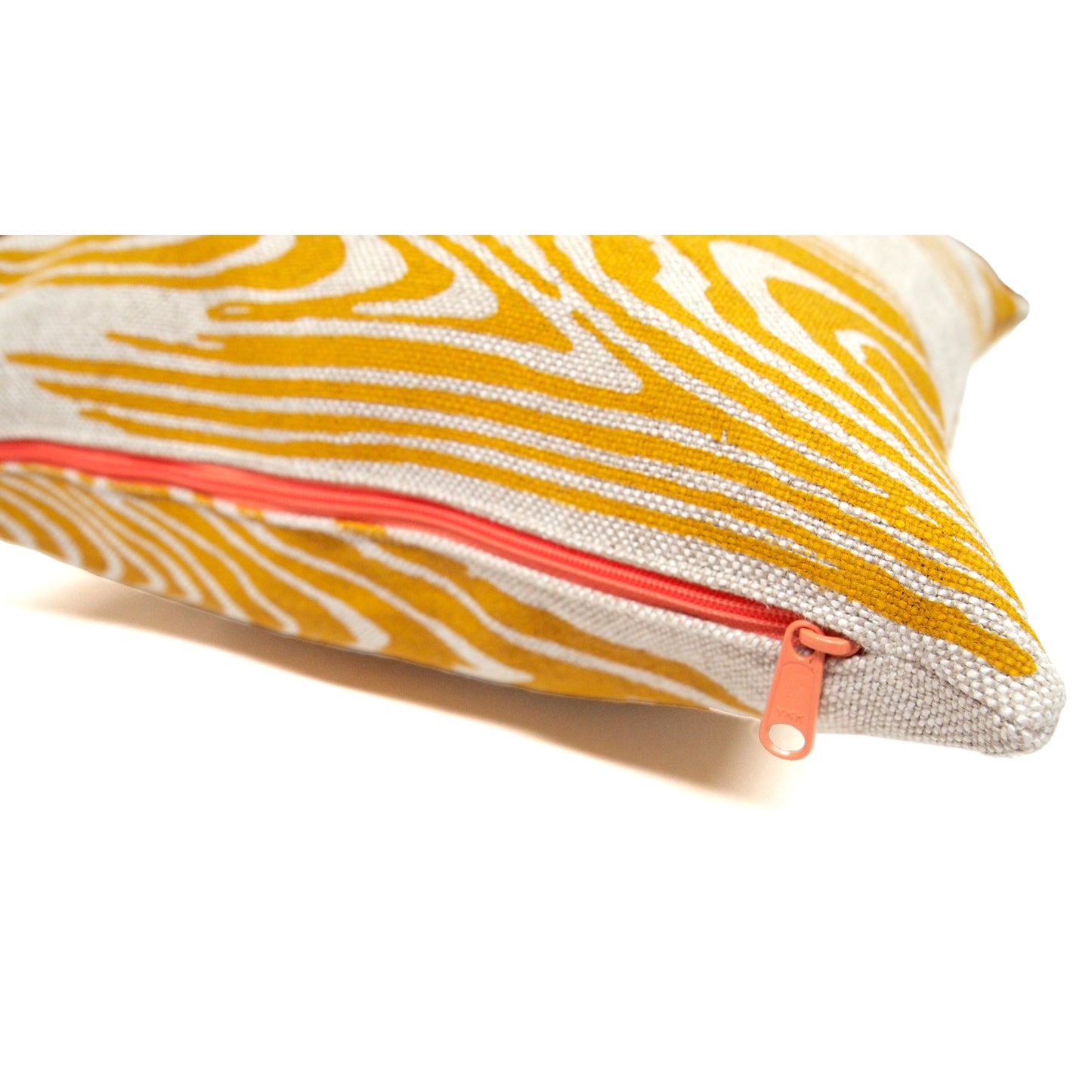 Woodgrain Printed Basketweave Heavy Linen Throw Pillows