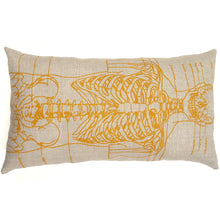 Load image into Gallery viewer, Skeleton Basketweave Heavy Linen Throw Pillows