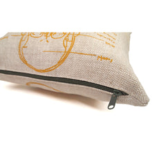 Load image into Gallery viewer, Skeleton Basketweave Heavy Linen Throw Pillows