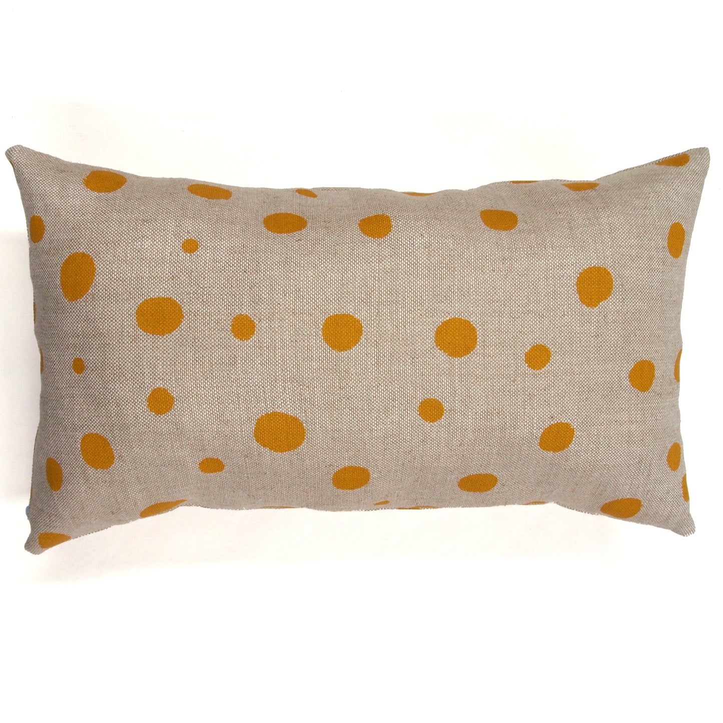 Polka Dot Basketweave Heavy Linen Throws Pillows