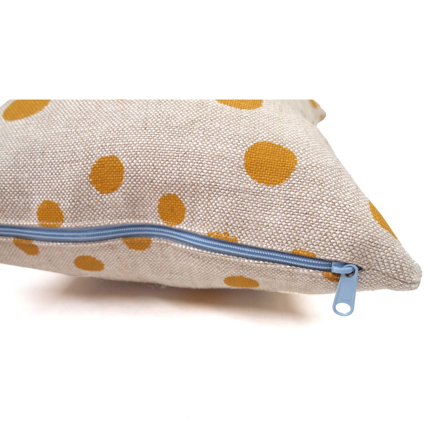 Polka Dot Basketweave Heavy Linen Throws Pillows