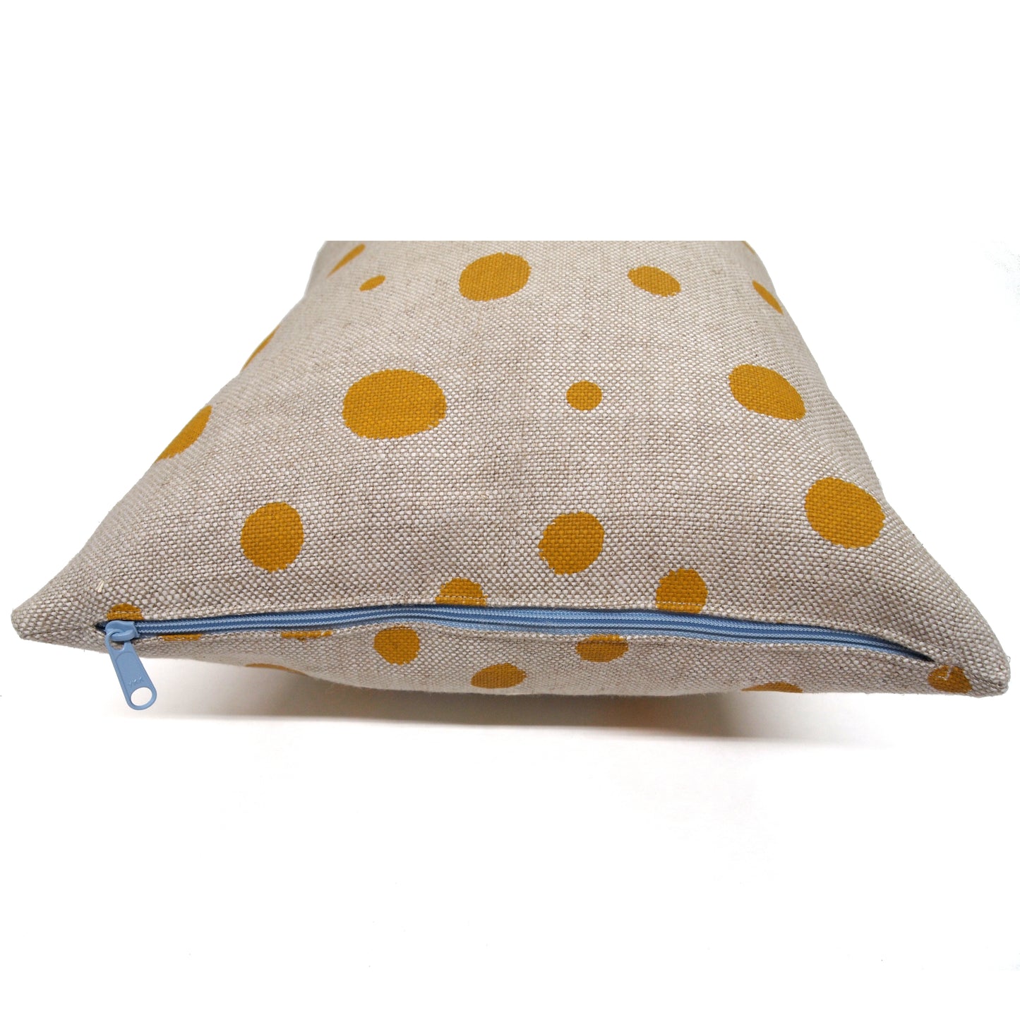 Polka Dot Basketweave Heavy Linen Throws Pillows
