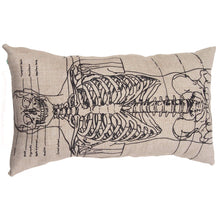 Load image into Gallery viewer, Skeleton Basketweave Heavy Linen Throw Pillows