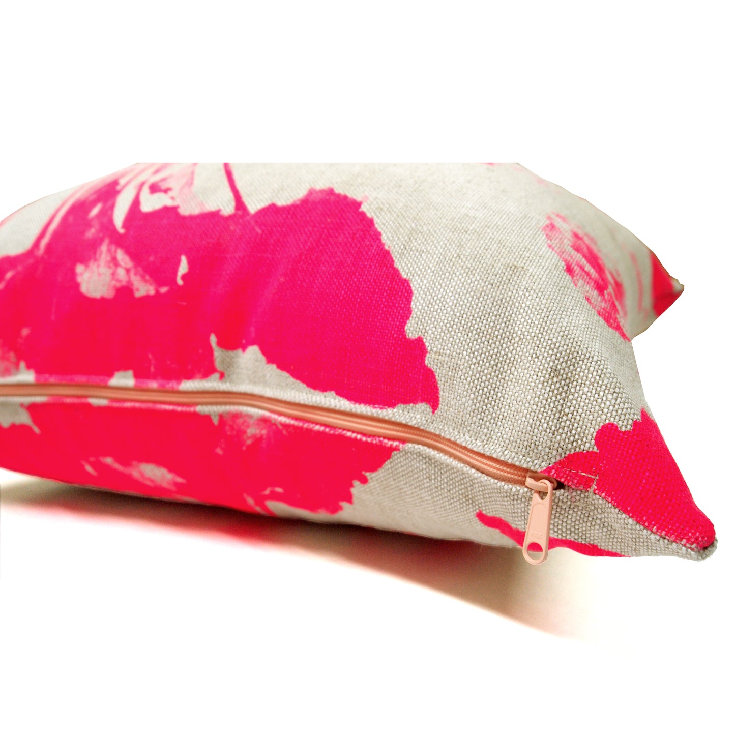 Dancing Beets Print Heavy Basketweave Linen Pillows