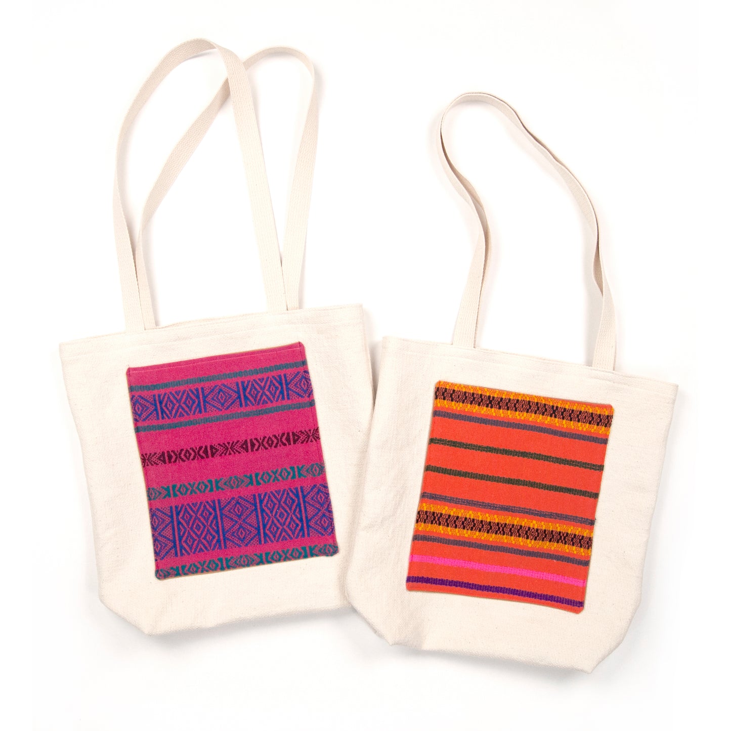 Basketweave Tote with Guatemalan and BTJ Pockets