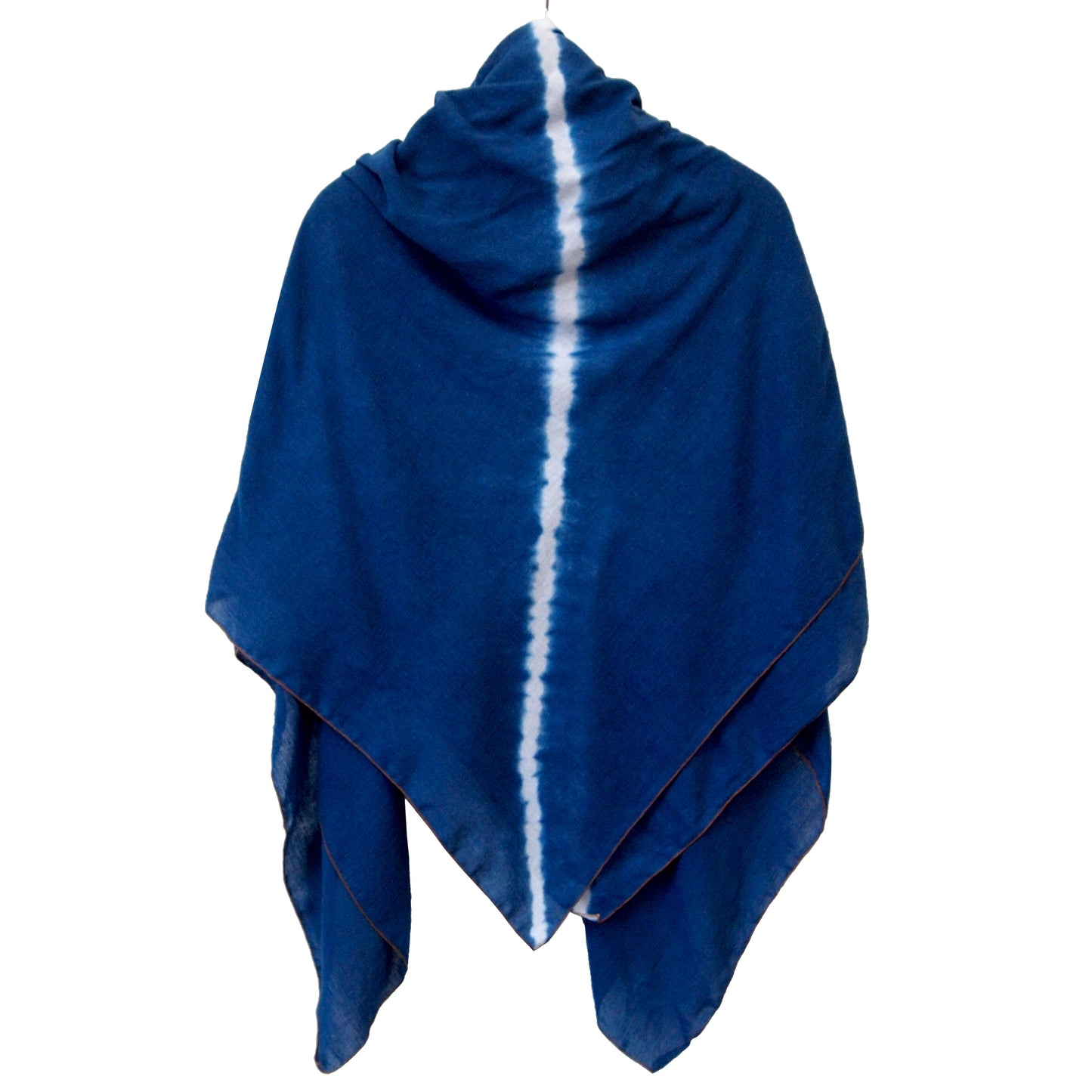 Large Shibori Indigo Bamboo Scarves