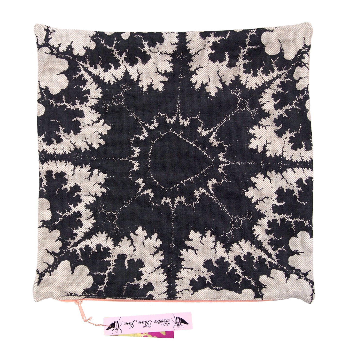 Mandelbrot Fractal Linen Pillows