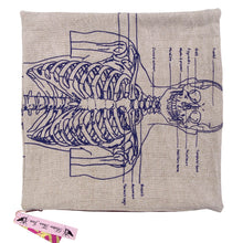 Load image into Gallery viewer, Skeleton Basketweave Heavy Linen Throw Pillows