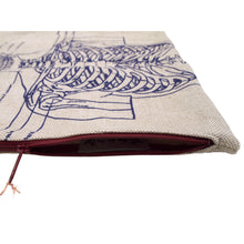 Load image into Gallery viewer, Skeleton Basketweave Heavy Linen Throw Pillows