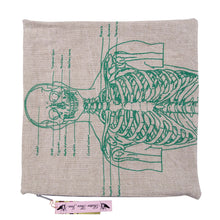 Load image into Gallery viewer, Skeleton Basketweave Heavy Linen Throw Pillows