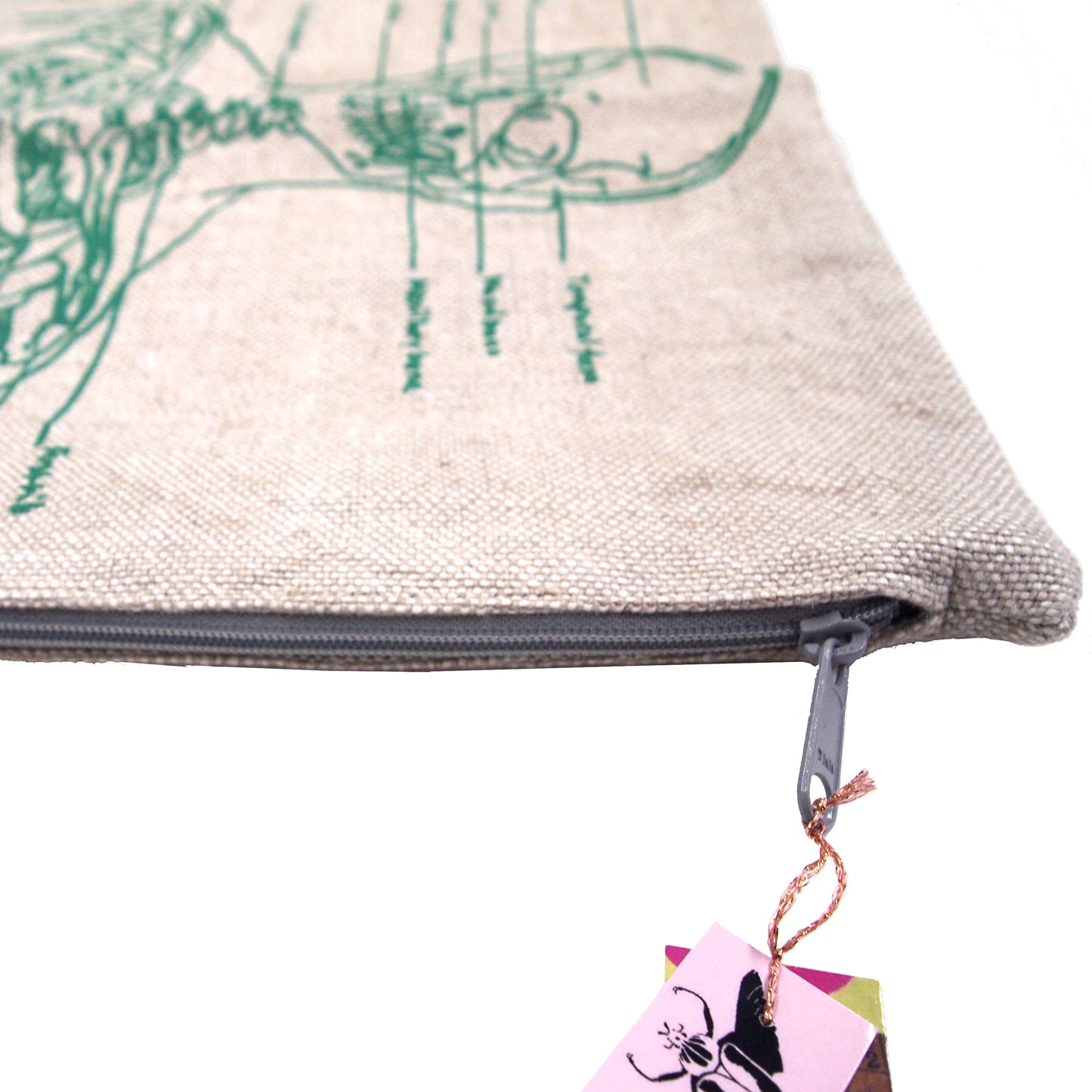 Skeleton Basketweave Heavy Linen Throw Pillows