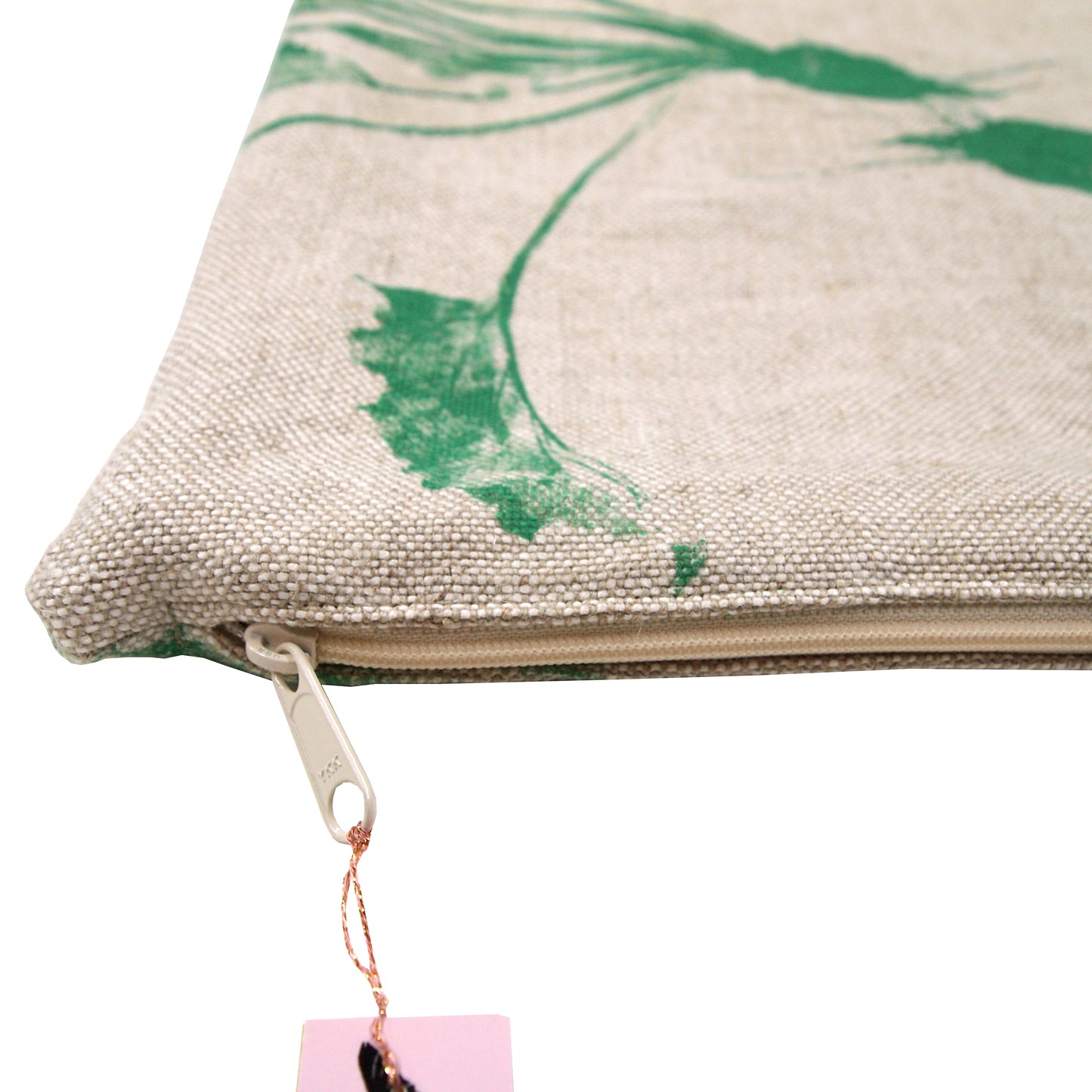 Dancing Beets Print Heavy Basketweave Linen Pillows