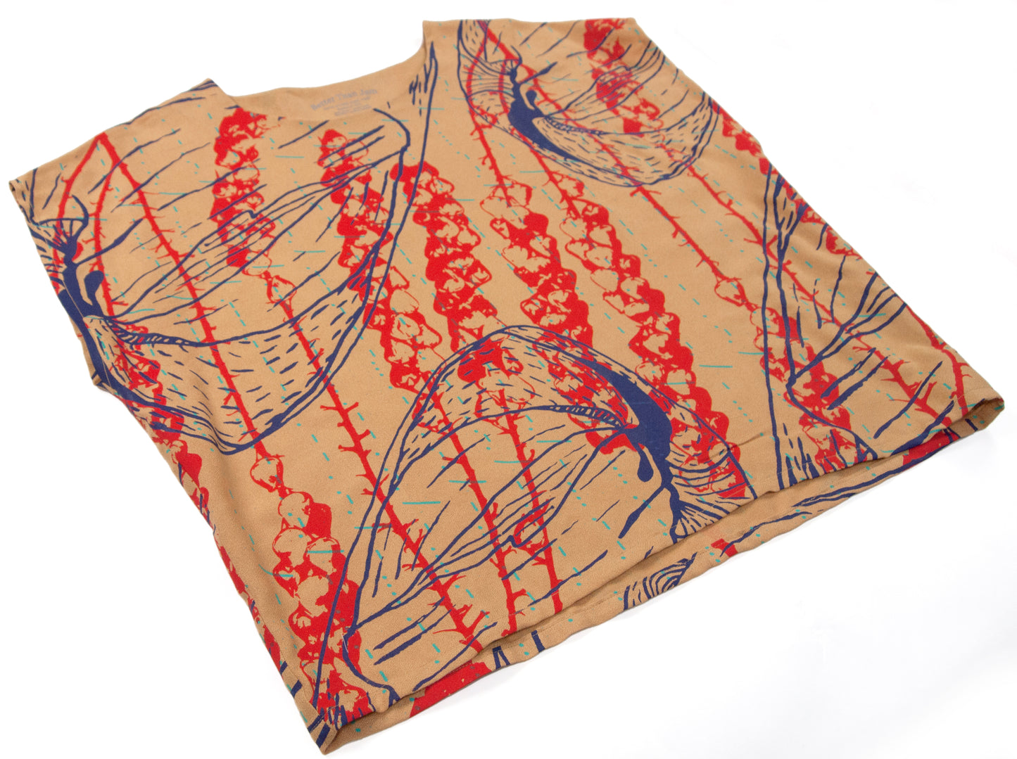 Mustard Yellow Silky Bamboo Box Top Shirt