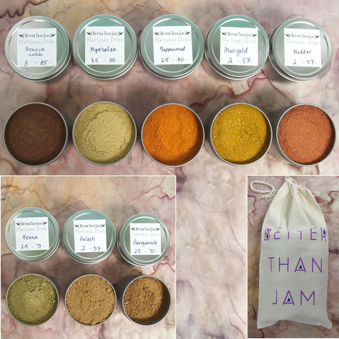 Natural Dyes Sampler Set
