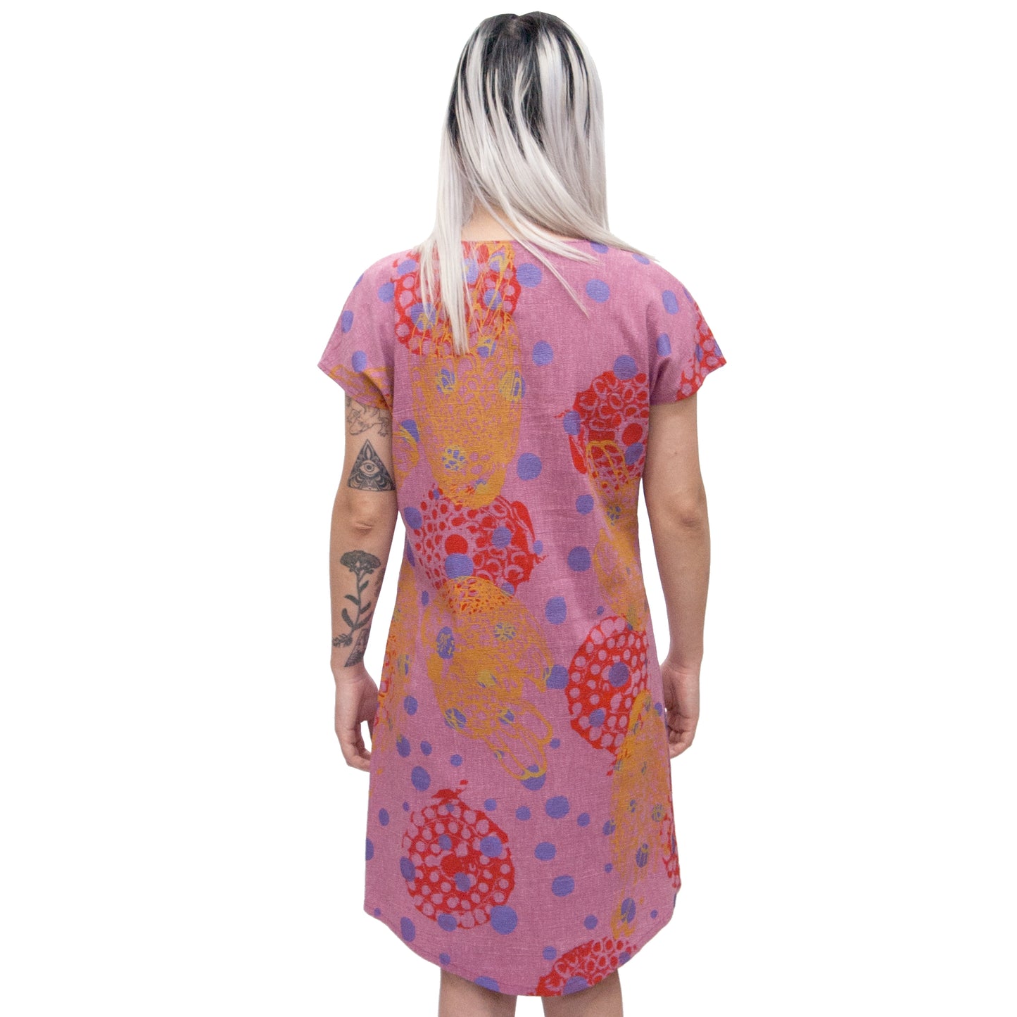 Silk Blend Shift Dress // Acorn Tan