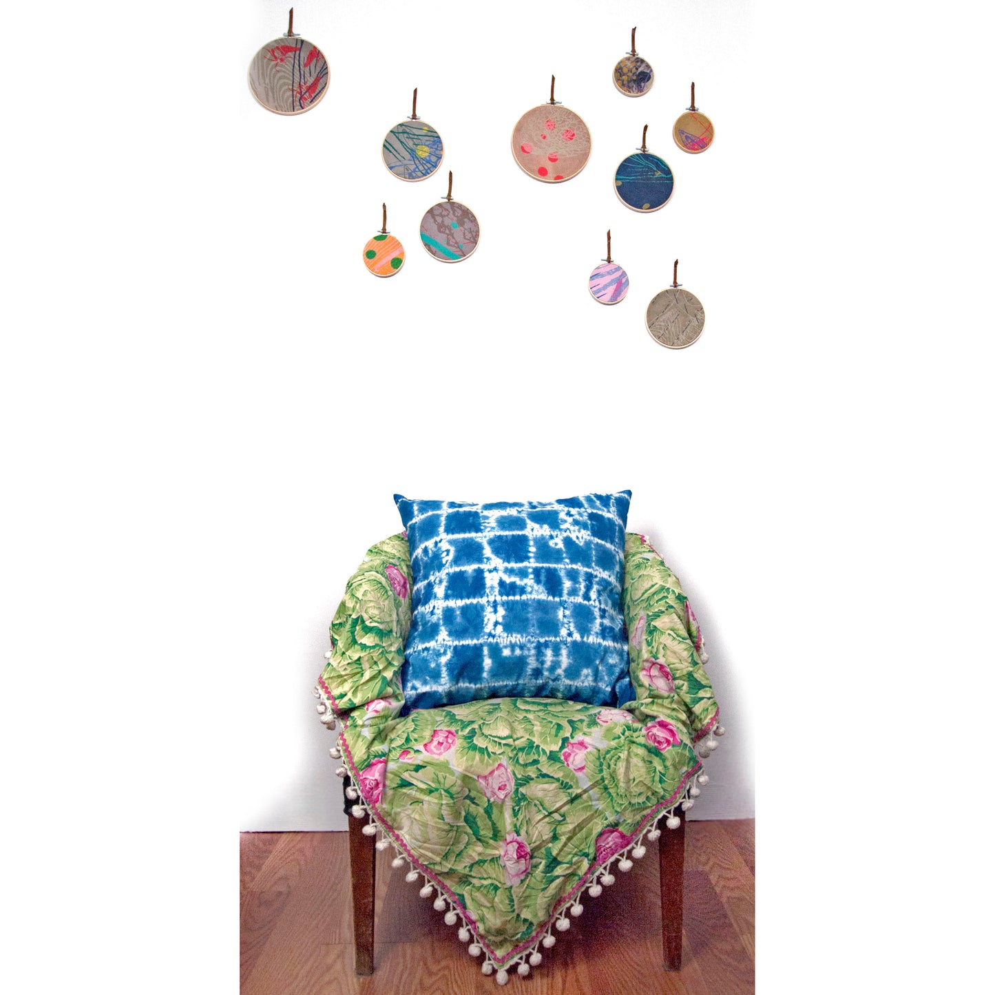 Embroidery Ring Fiber Wall Art