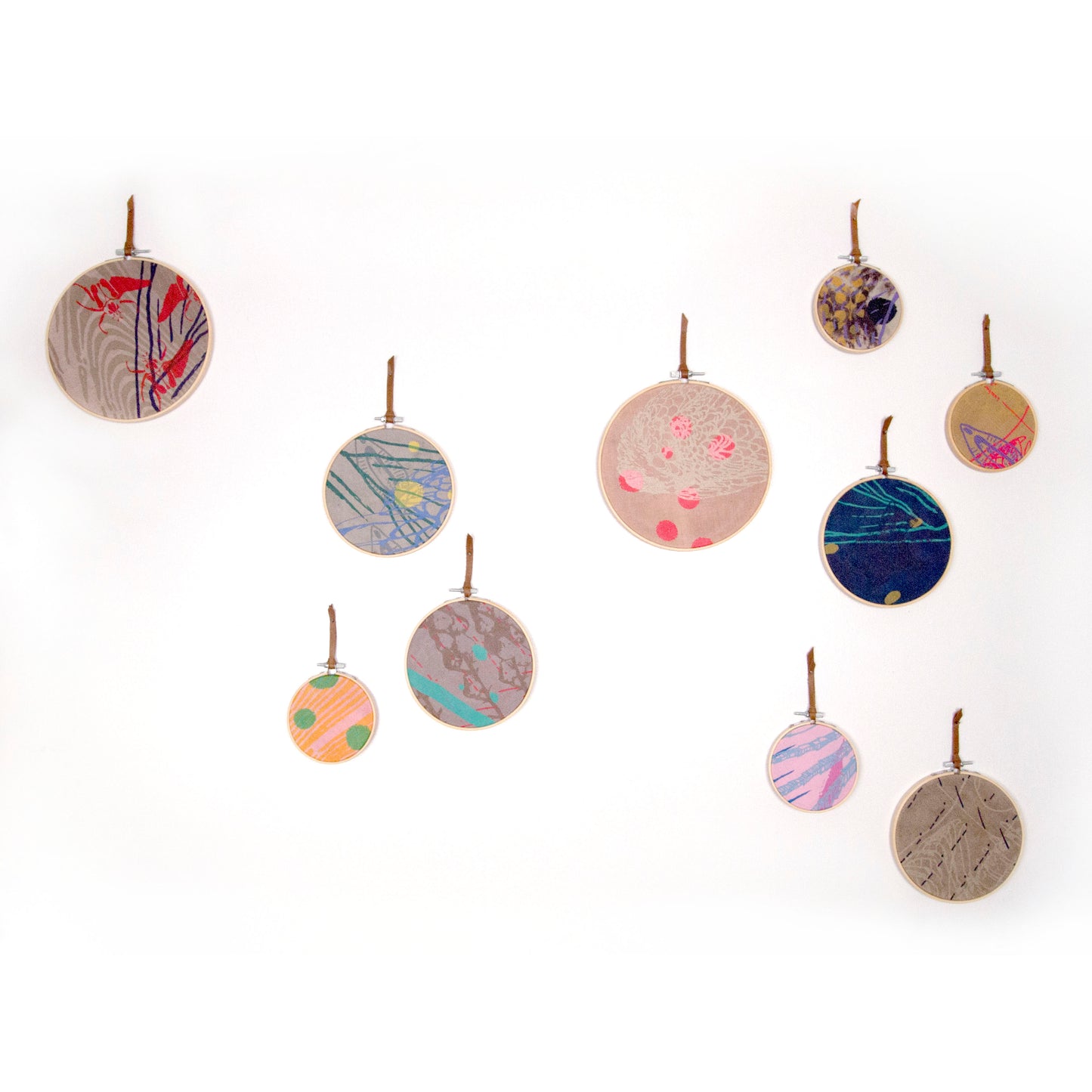 Embroidery Ring Fiber Wall Art