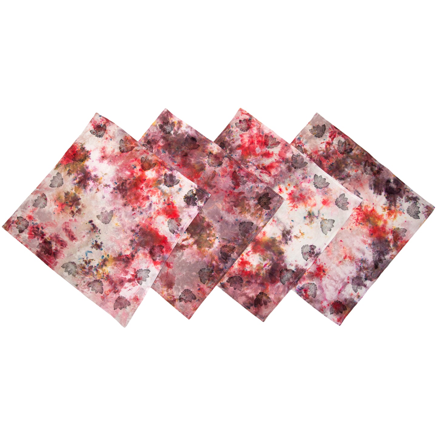 Extra Colorful Snow Dyed Cotton Kitchen Towel 28" x 28"