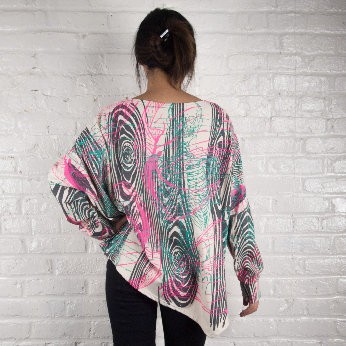 Custom Long Sleeve Asymmetrical Sweatshirt