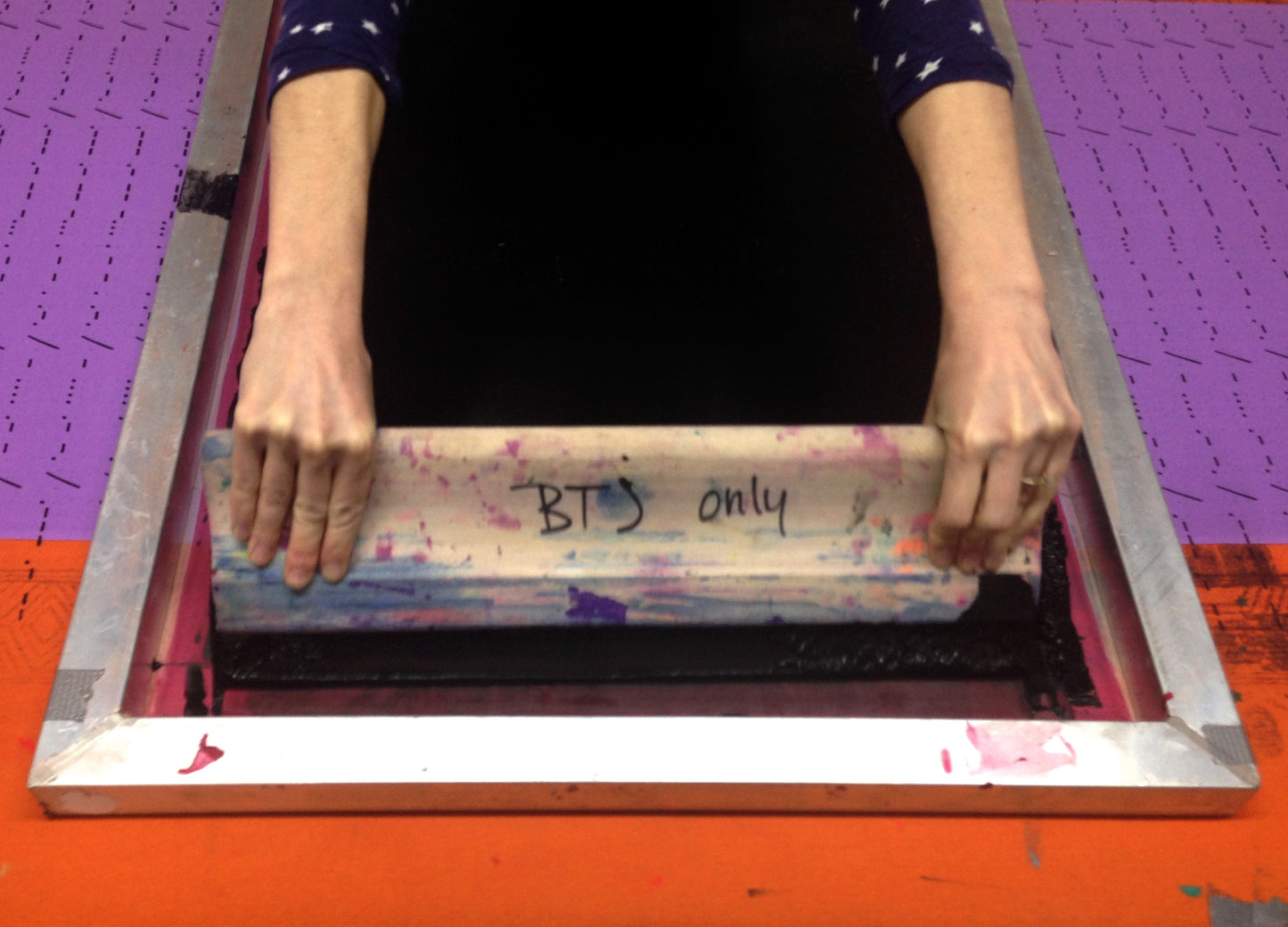 Textile Screenprinting Private Workshop: Repeat Pattern Printing