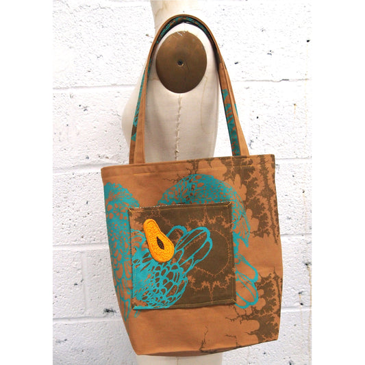 Tote with Fruit or Veggie Patch