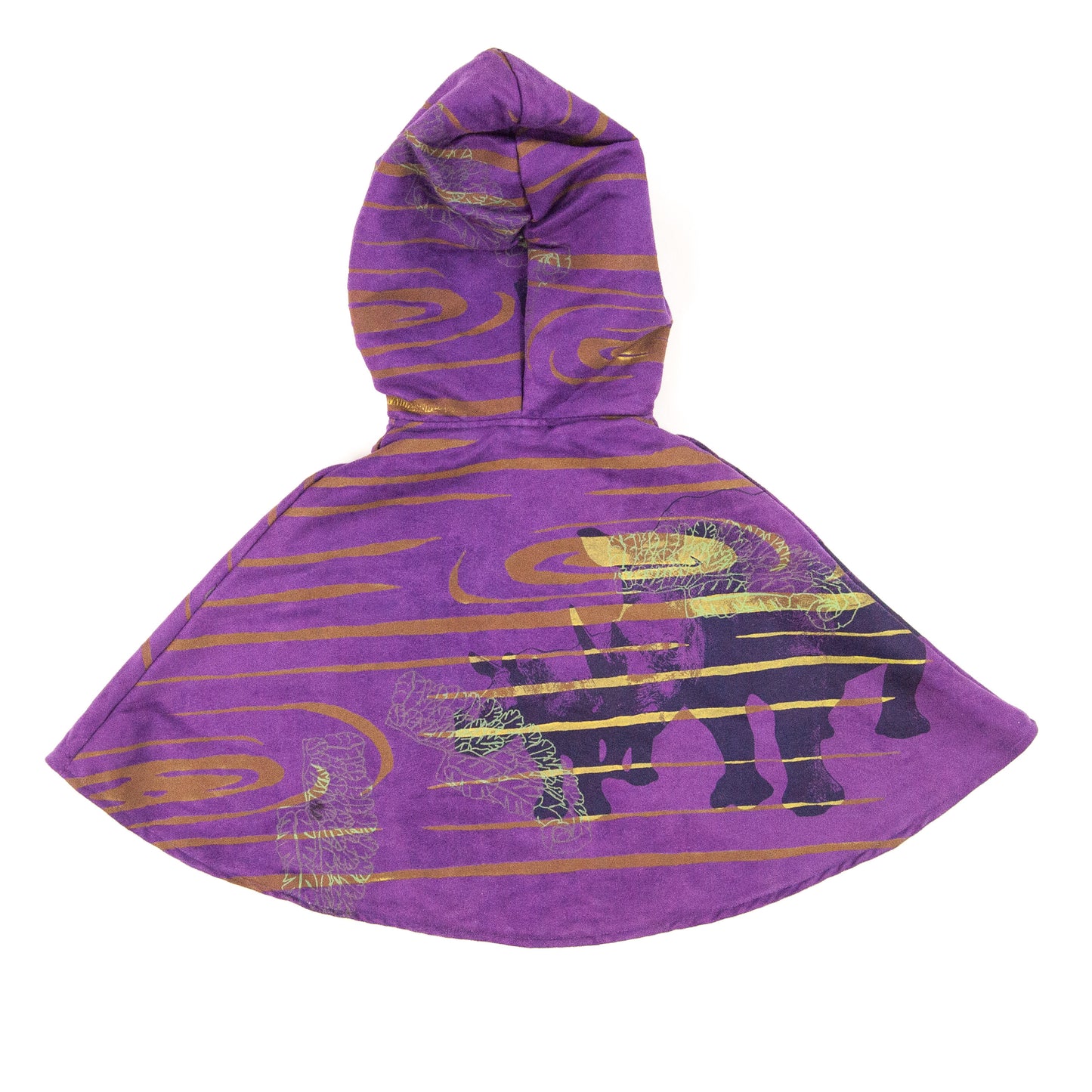 Kids Hooded Cape // Purple