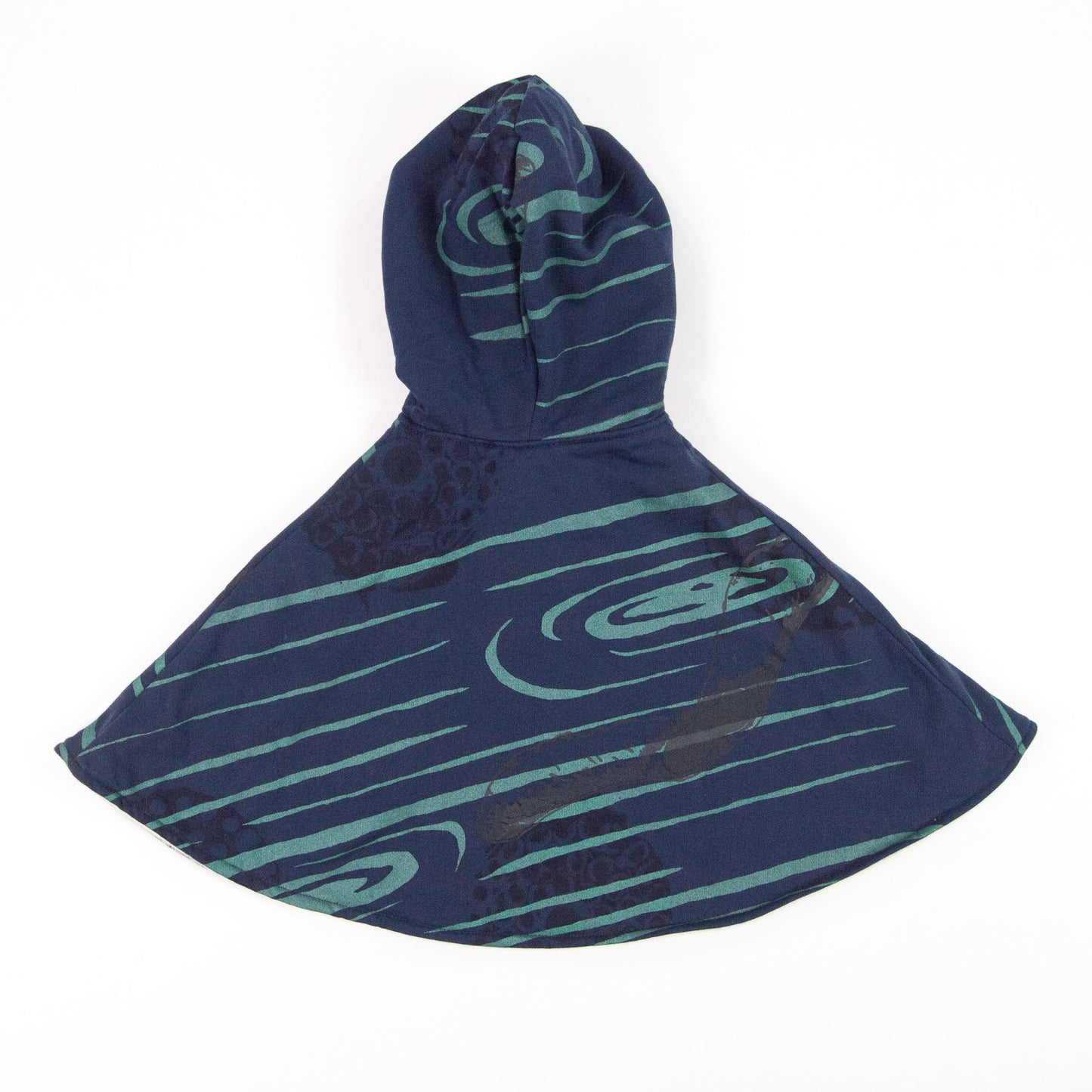 Kids Hooded Cape // Navy Blue