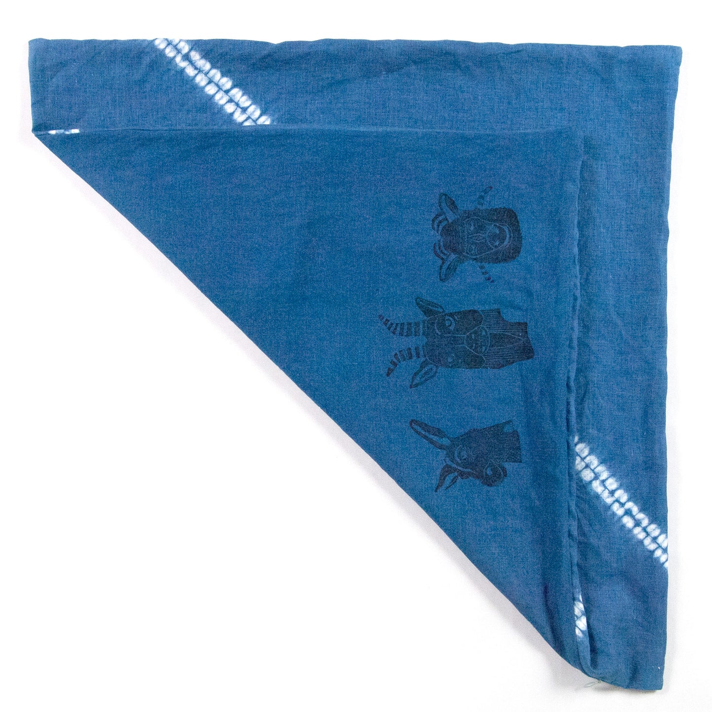 Indigo Dyed Linen Throws Pillow Covers