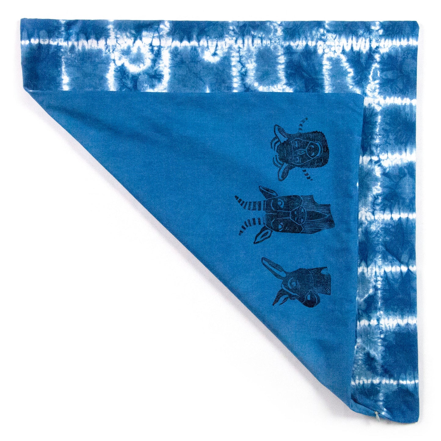 Indigo Dyed Linen Throws Pillow Covers