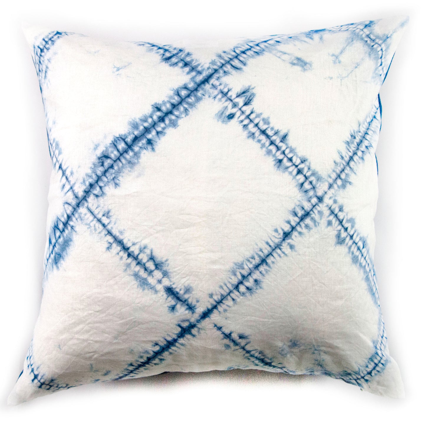 Indigo Dyed Linen Throws Pillow Covers