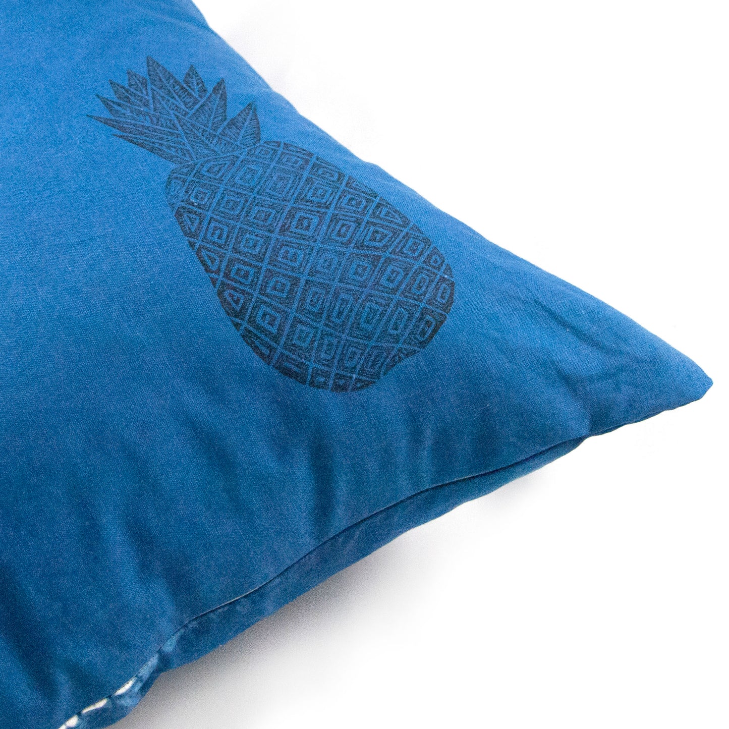 Indigo Dyed Linen Throws Pillow Covers