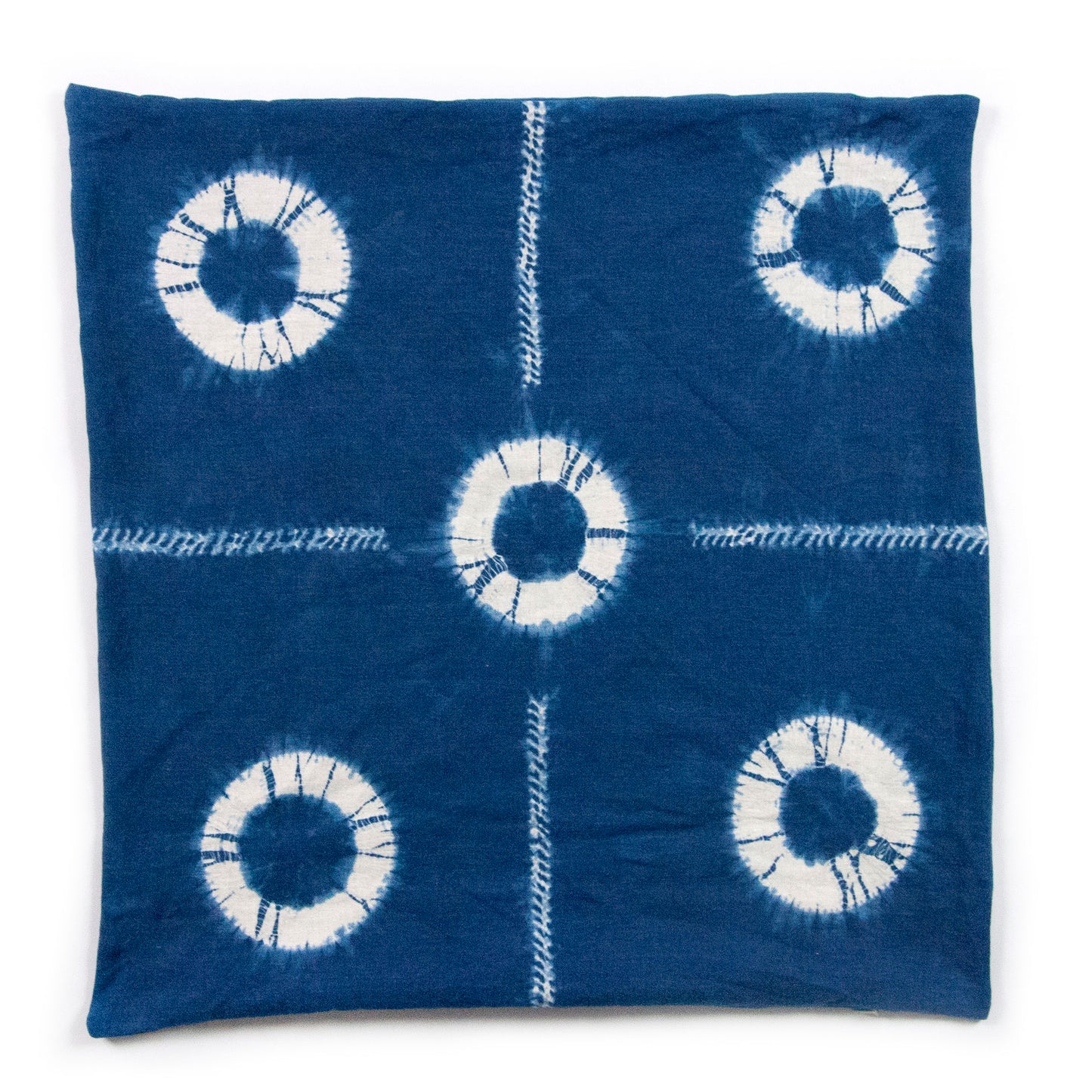 Indigo Dyed Linen Throws Pillow Covers