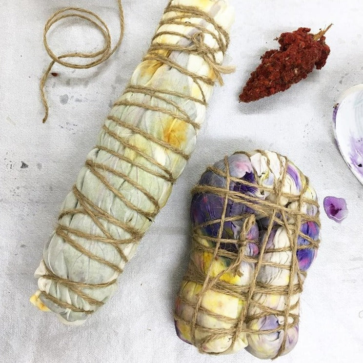 Eco Print, Bundle, Blanket Dyeing and Hammering Flowers // Full Day