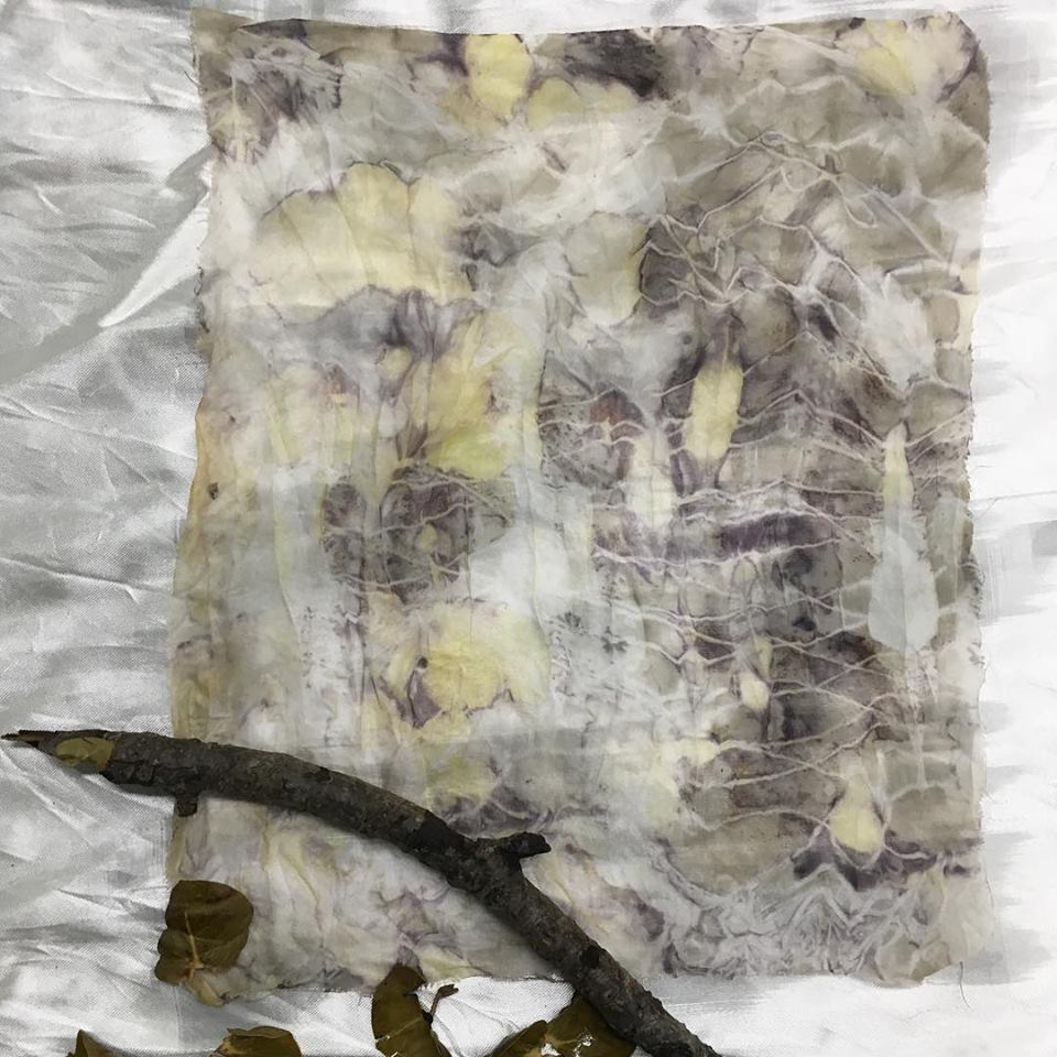 Eco Print, Bundle, Blanket Dyeing and Hammering Flowers // Full Day