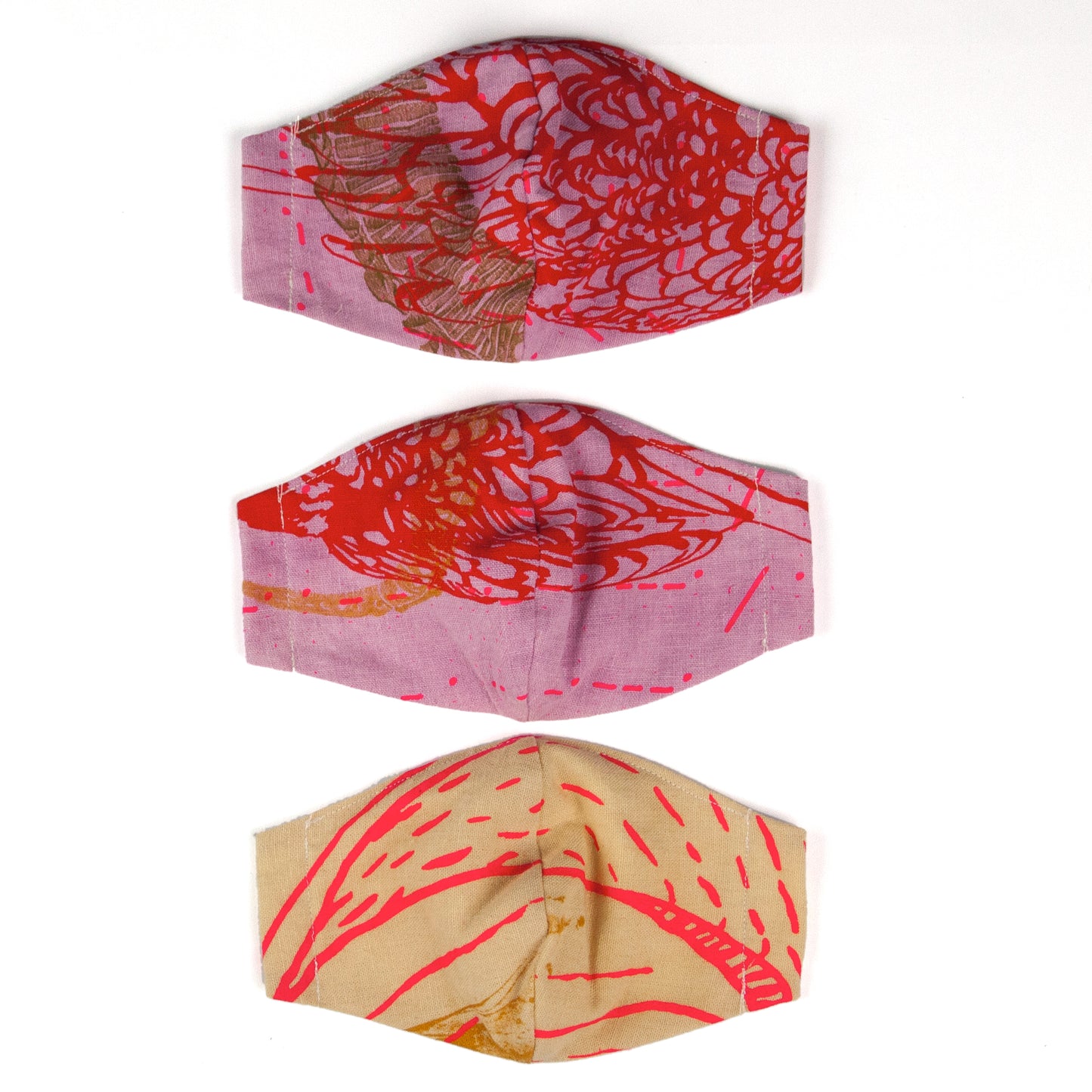 2 Layer Eco Friendly Antibacterial Masks: medium weight