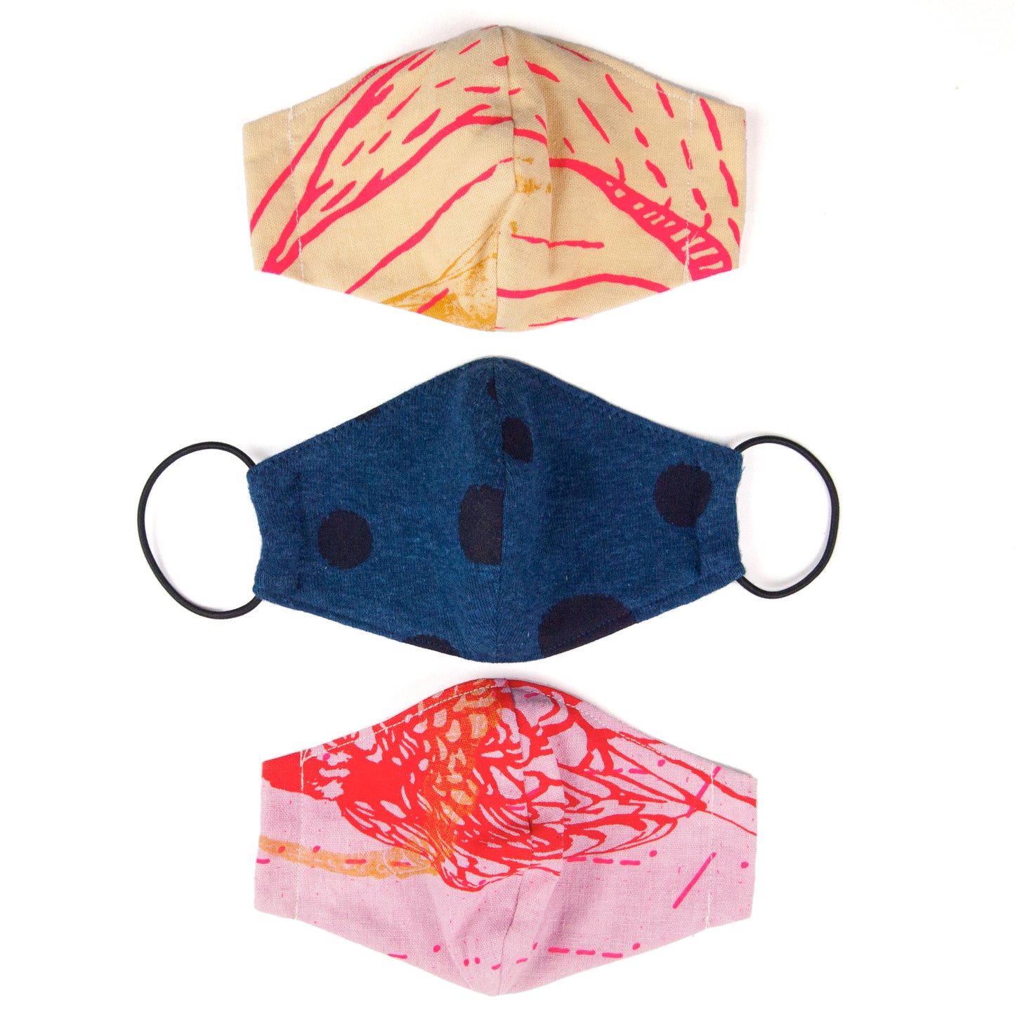 2 Layer Eco Friendly Antibacterial Masks: medium weight