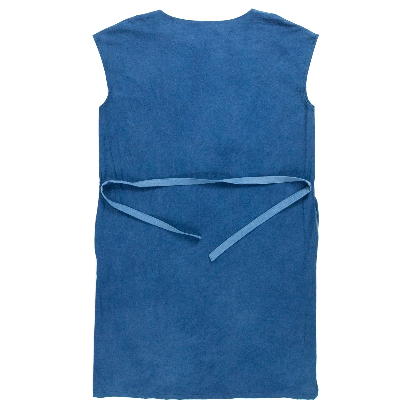 Panel Dress Indigo Blue with Light Indigo Panel