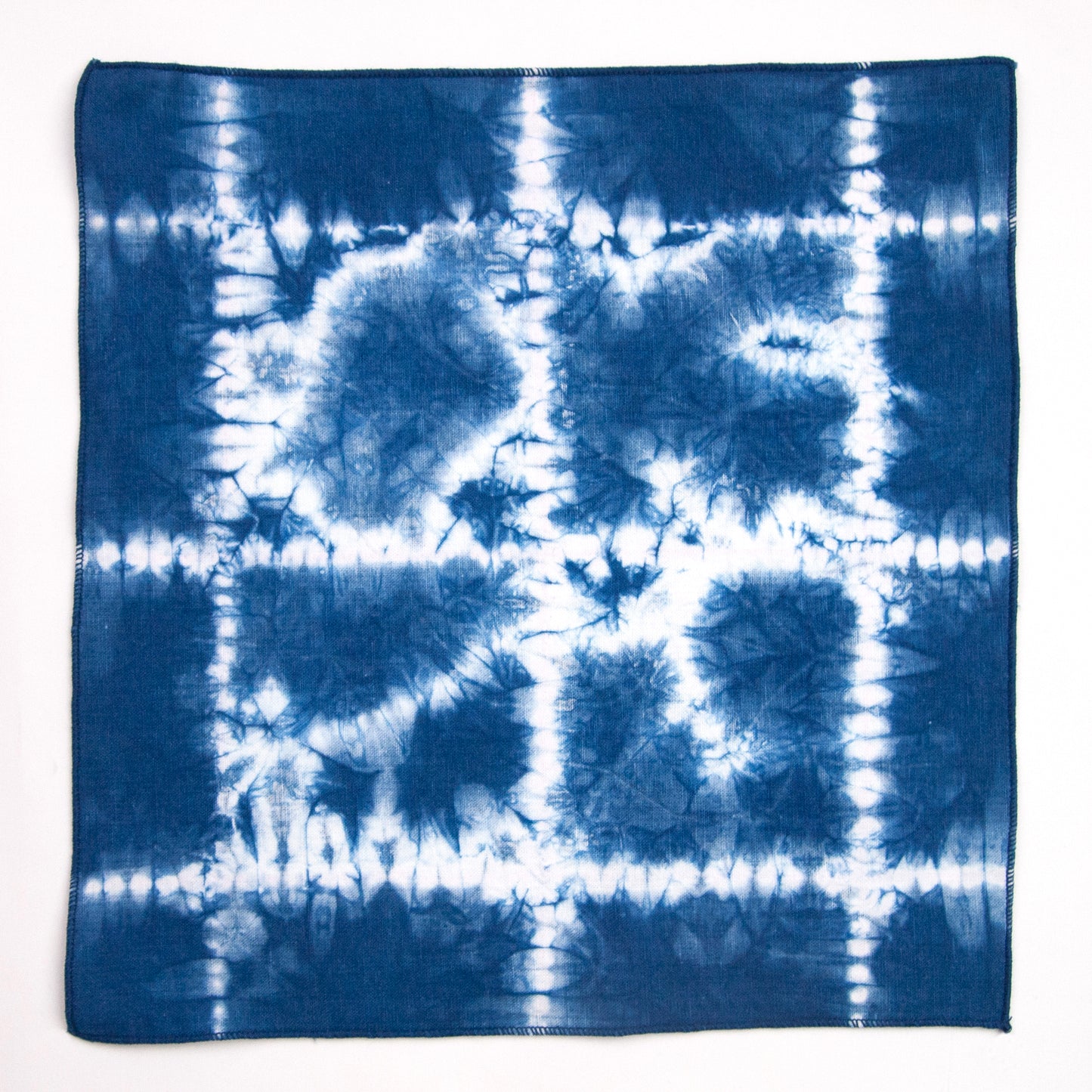 Indigo Dyed Linen Hanky