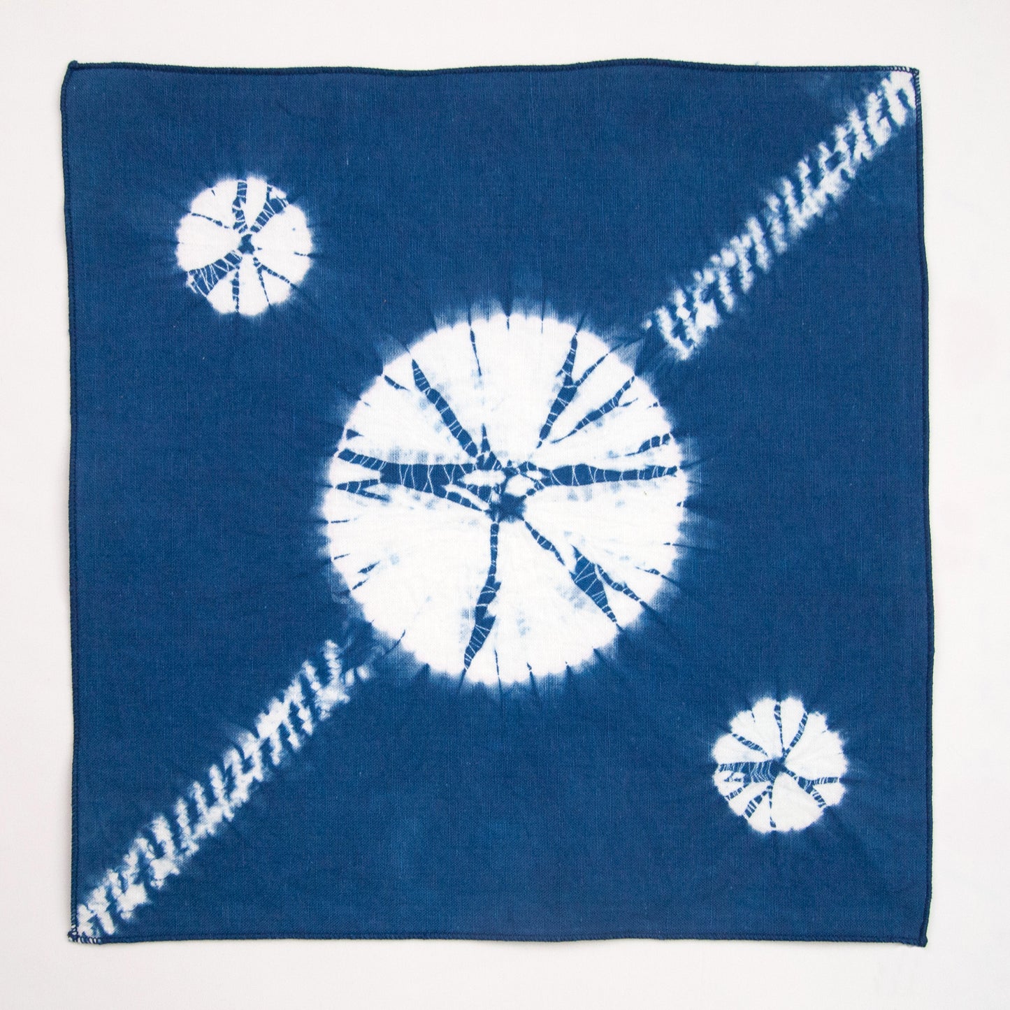 Indigo Dyed Linen Hanky