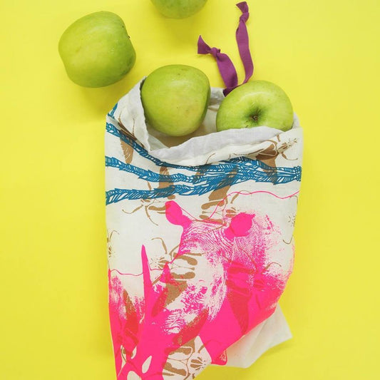 Rhino Print Travel Sack