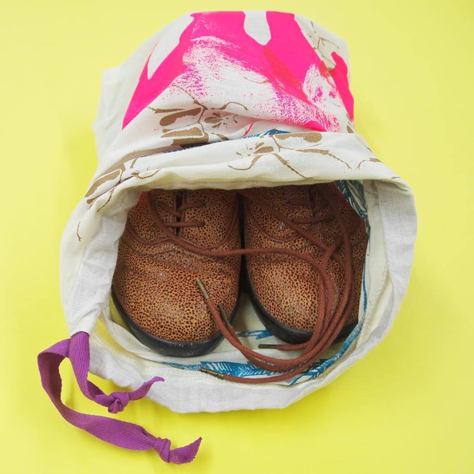 Rhino Print Travel Sack