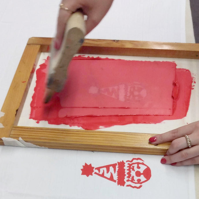 Stencil Silkscreening Workshop