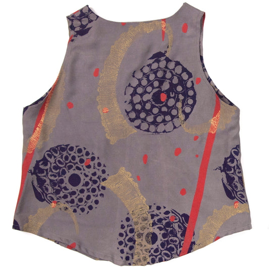 Grey Silky Bamboo Dress Tank