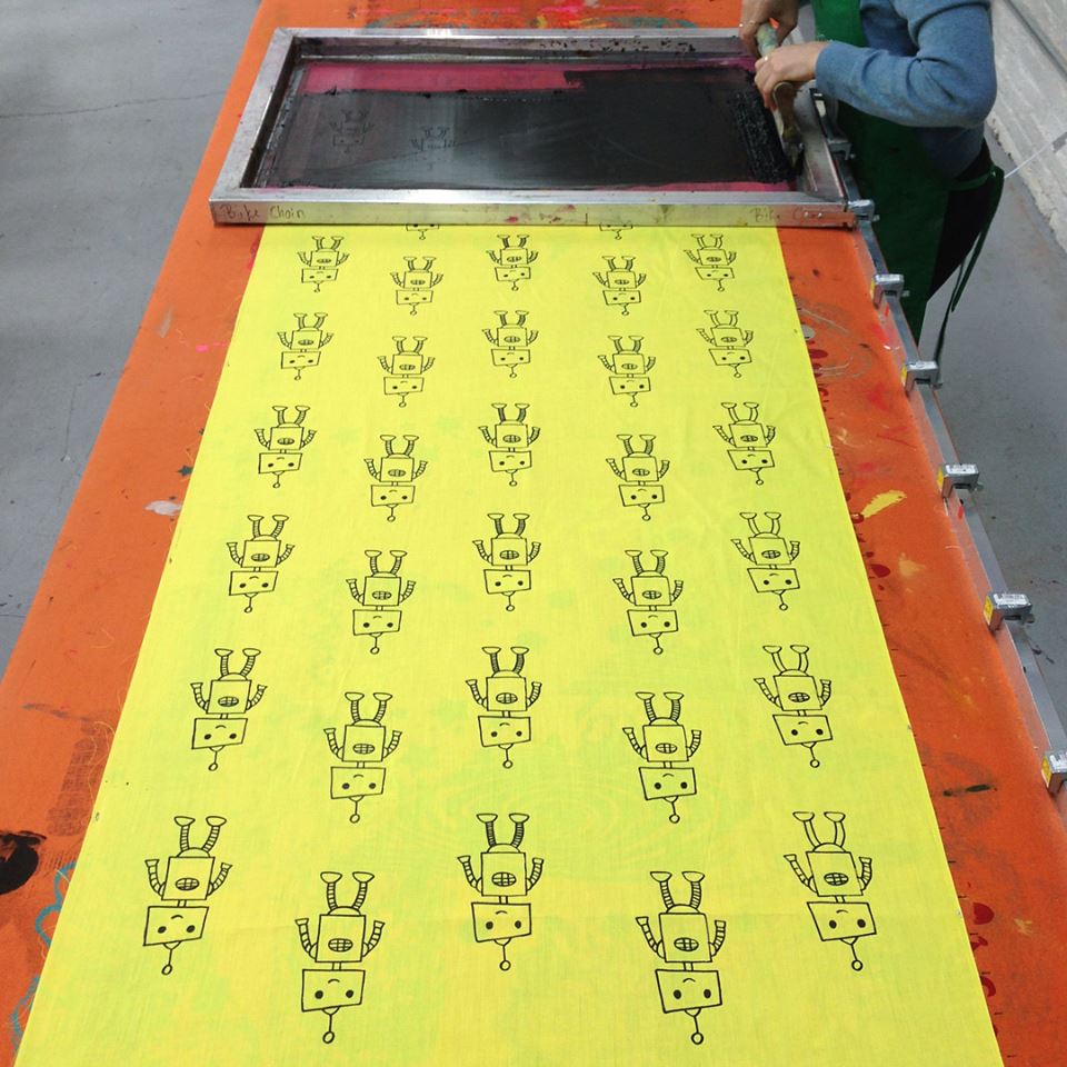 Textile Screenprinting Private Workshop: Repeat Pattern Printing