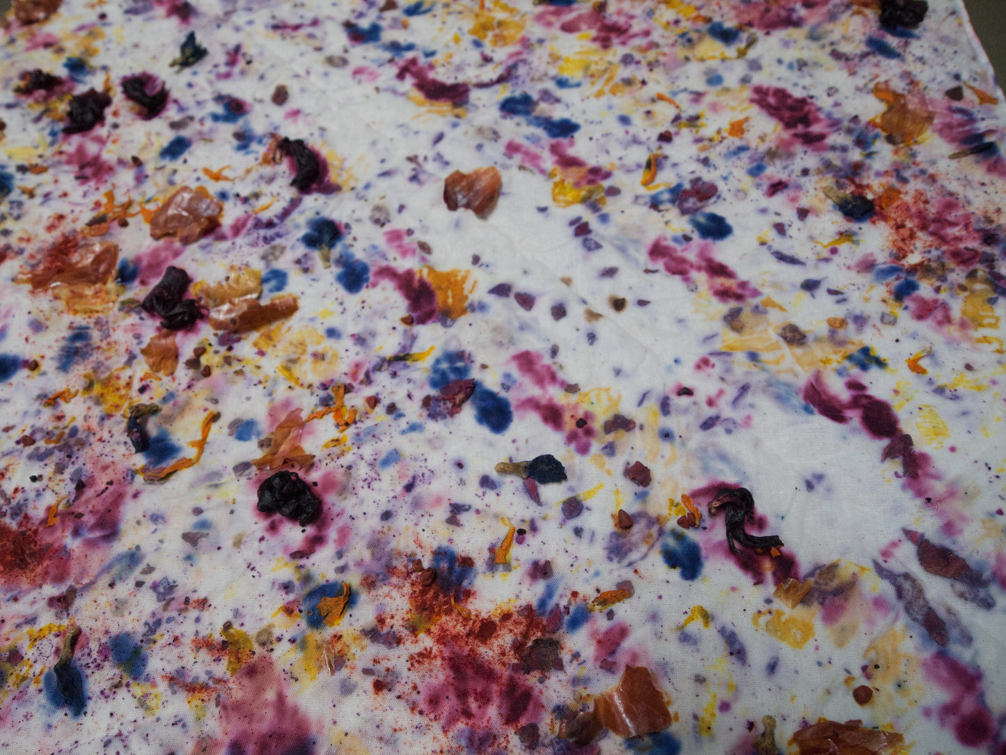 Bundle Dyeing with Floral, Fauna, Food, and Rust