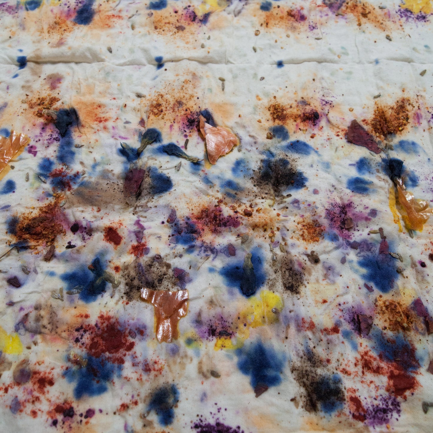 Bundle Dyeing with Floral, Fauna, Food, and Rust