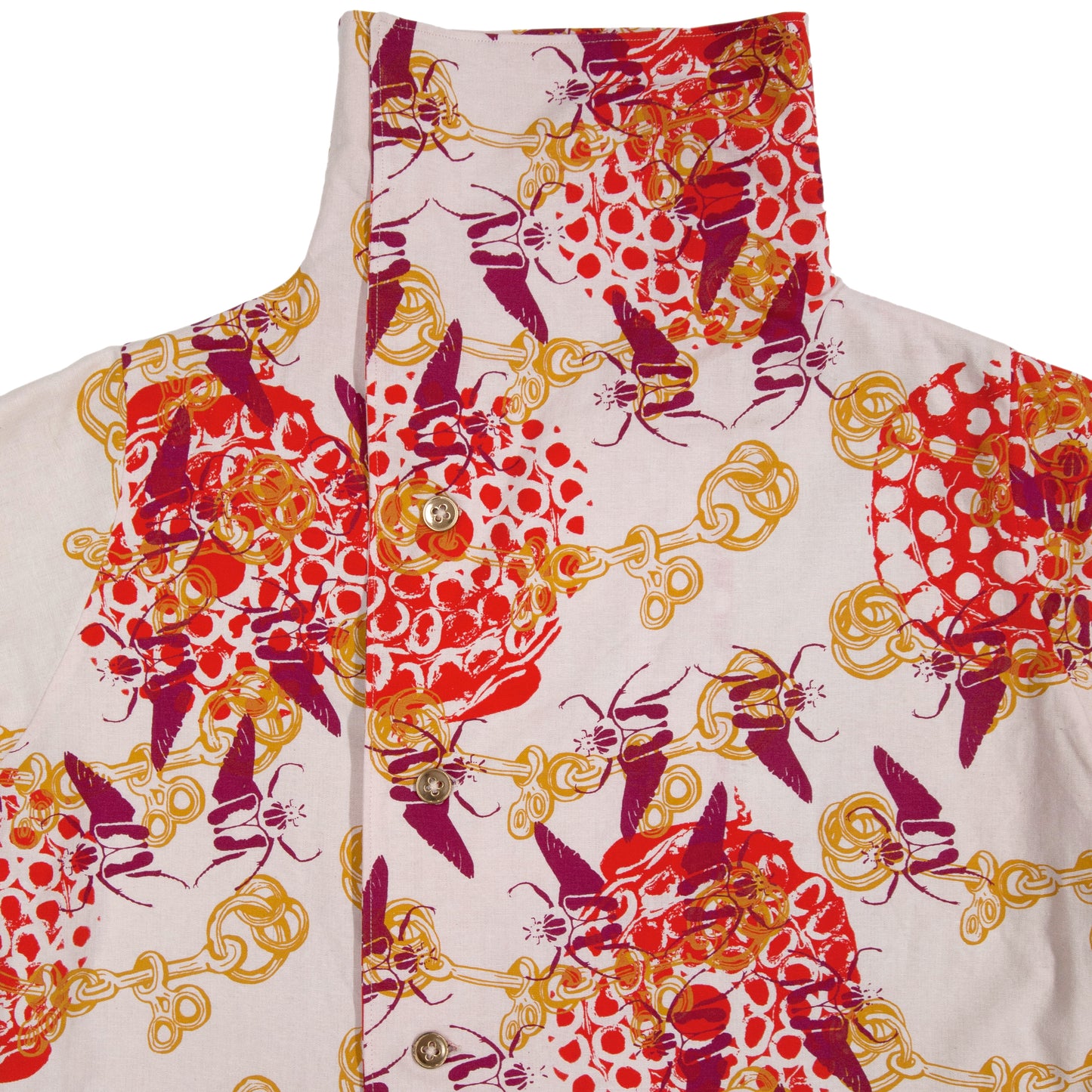 SAMPLE Linen Jacket // Bits, Goliath Beetles, Fireworks Remnants on Pink